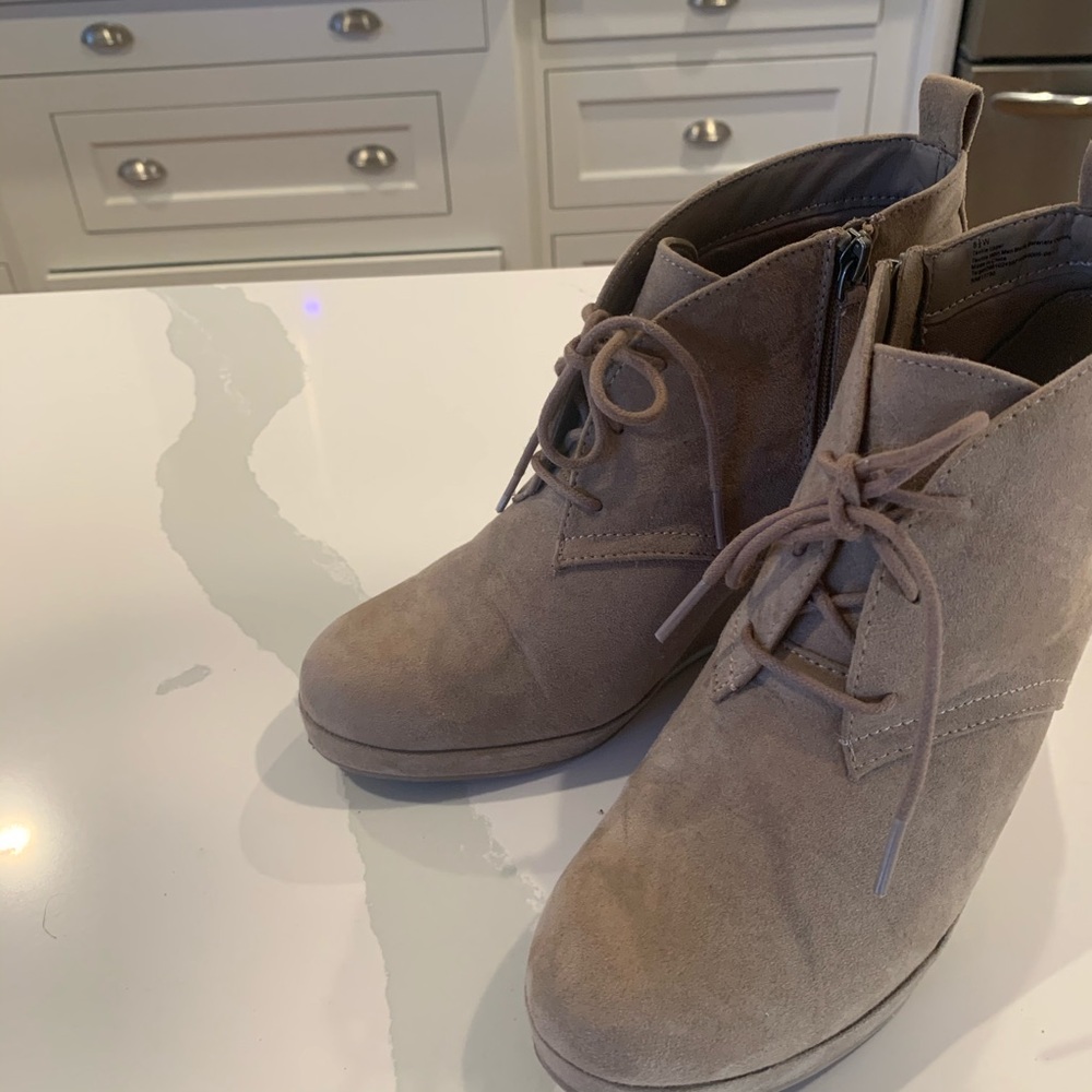 Target Wedge Booties - Picture 2 of 5